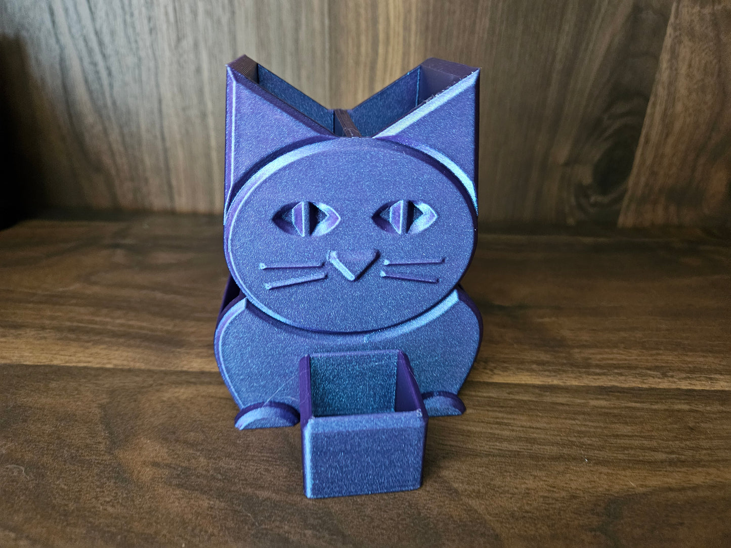 Pencil Holder Cat Nebula Purple